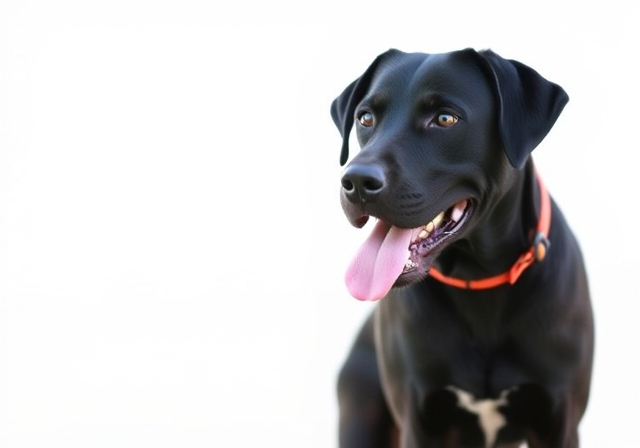 black lab mix dog