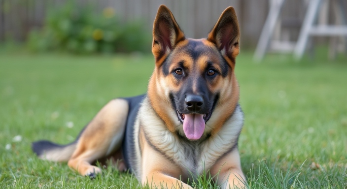 Black Lab German Shepherd Mix